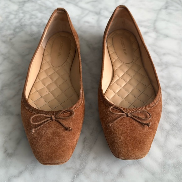 Veronica Beard Catherine Suede Flats - Picture 2 of 9